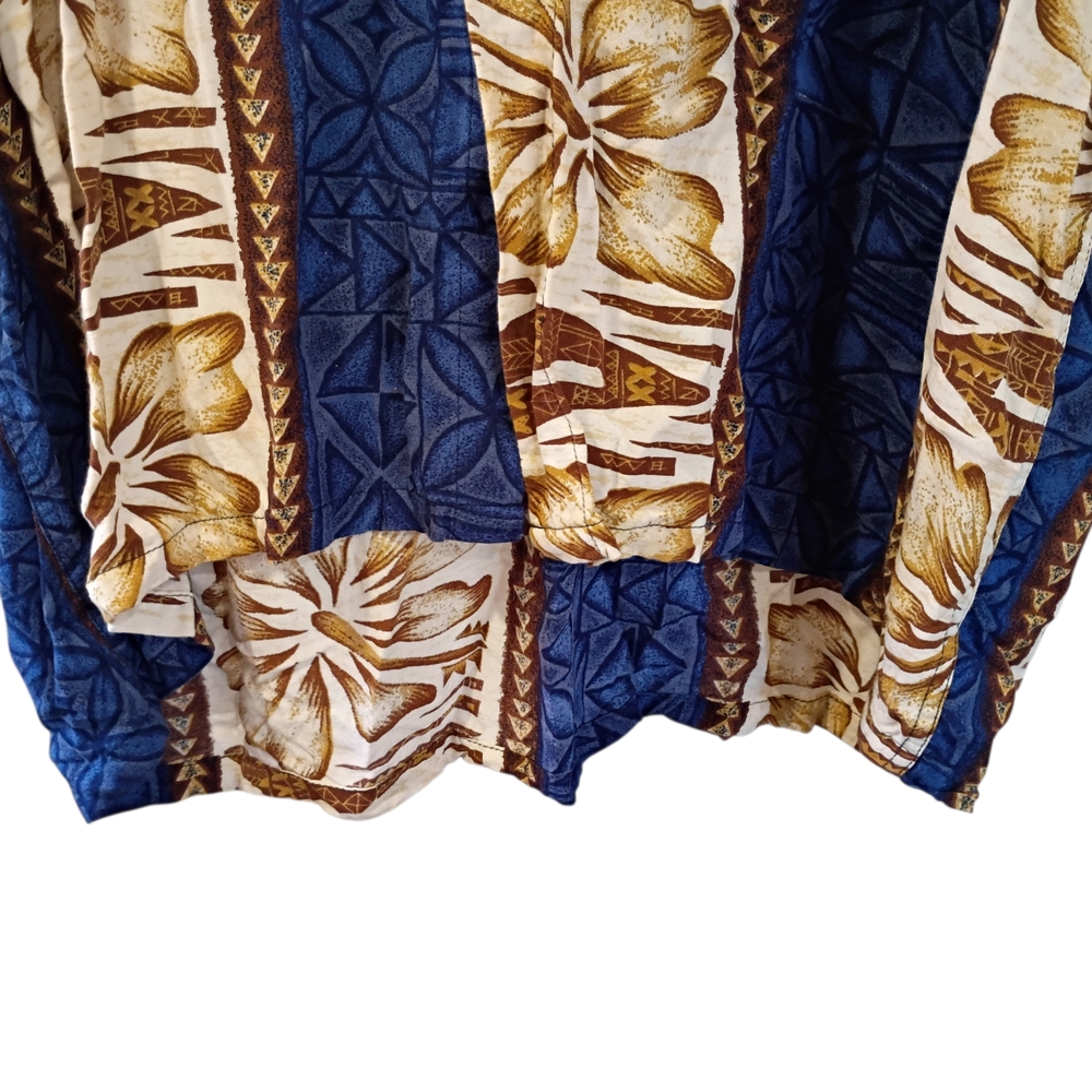 VTG KosiBali Collection Men's XL Lightweight Hawaiian Floral Pattern Summer Top - Picture 4 of 8